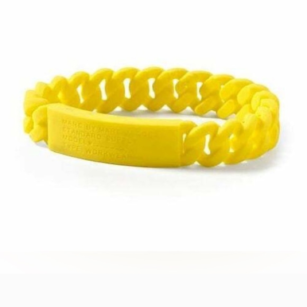Marc By Marc Jacobs - Silicone Yellow Chain Bracelet NWT